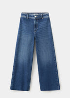 Jean Style Jupe-Culotte Catherin Taille Haute