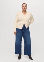 Jean Style Jupe-Culotte Catherin Taille Haute