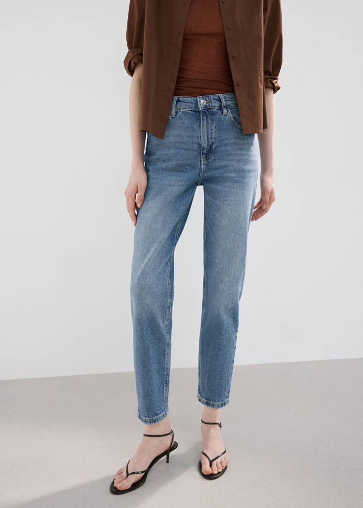 Jeans Newmom Comfort a Vita Alta