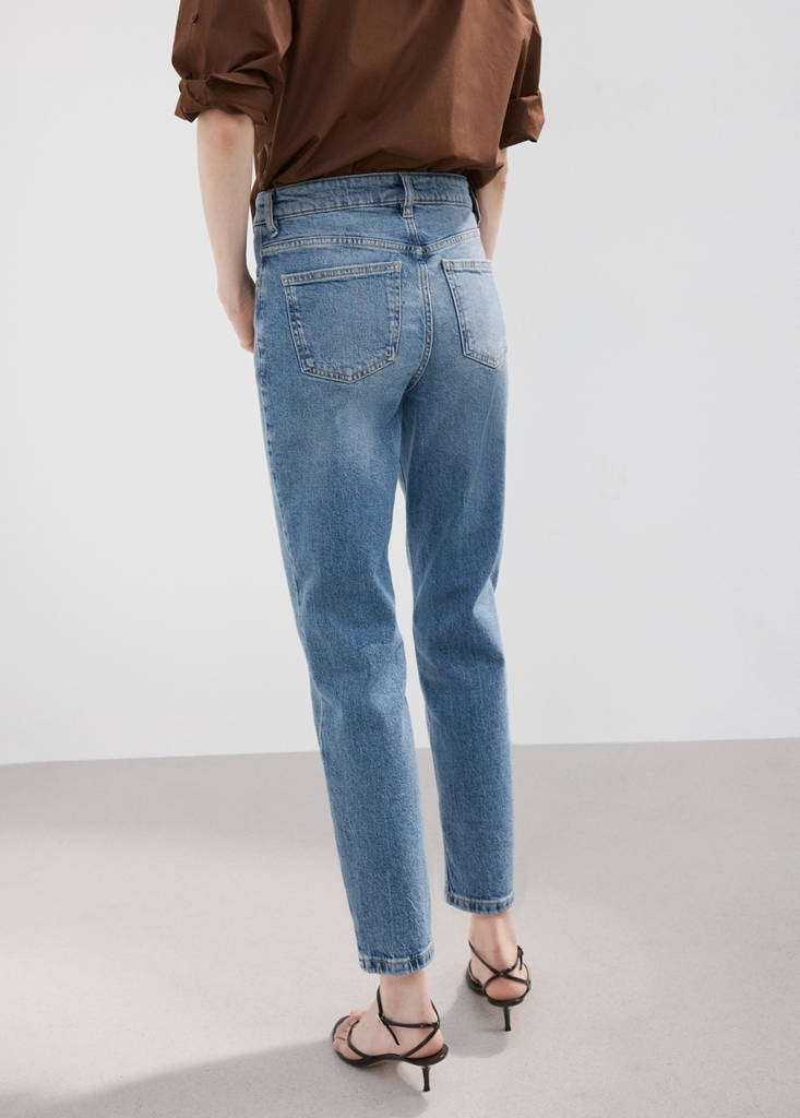 Jeans Newmom Comfort a Vita Alta