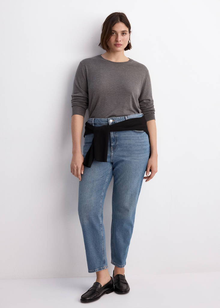 Jeans Newmom Comfort a Vita Alta