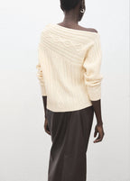 Pull-Over Laine Mélangée Torsades