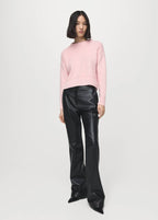 Pullover in Maglia a Collo Alto