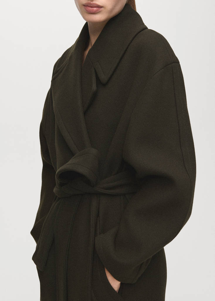 Manteau Laine Manteco Ceinture