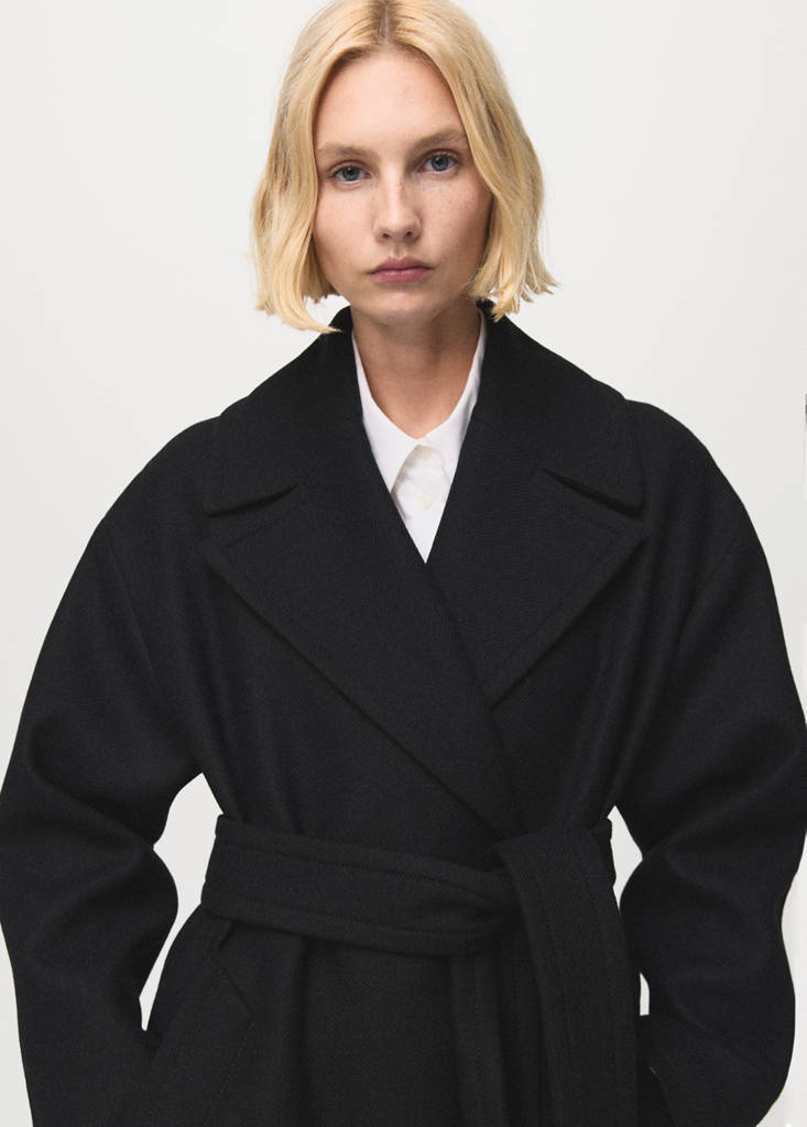 Manteau Laine Manteco Ceinture