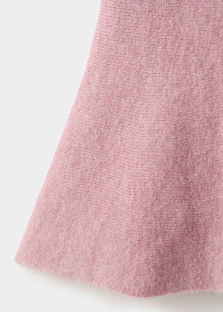 Pull Péplum À Manches Courtes