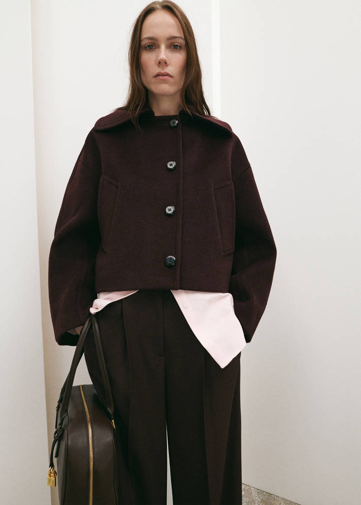 Veste Laine Col Classique