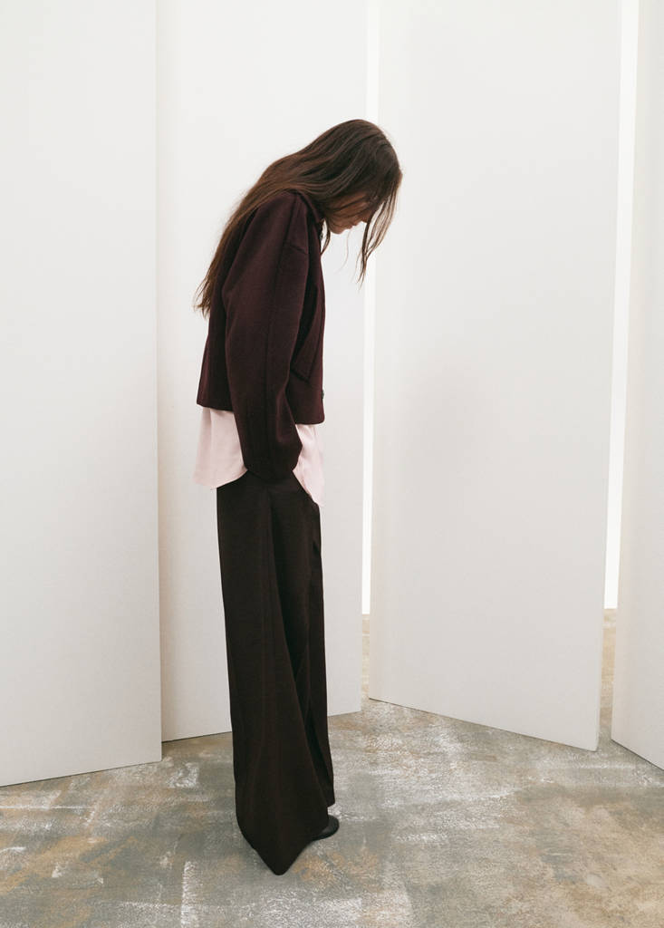Veste Laine Col Classique