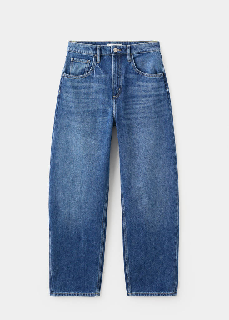 Jean Barrel Taille Haute