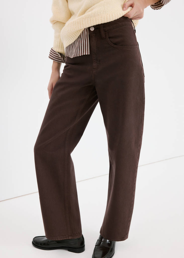 Jean Barrel Taille Haute