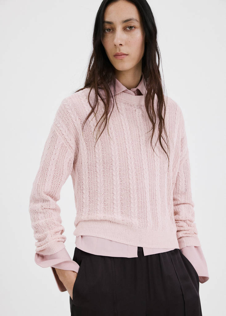Pull En Maille Ajourée