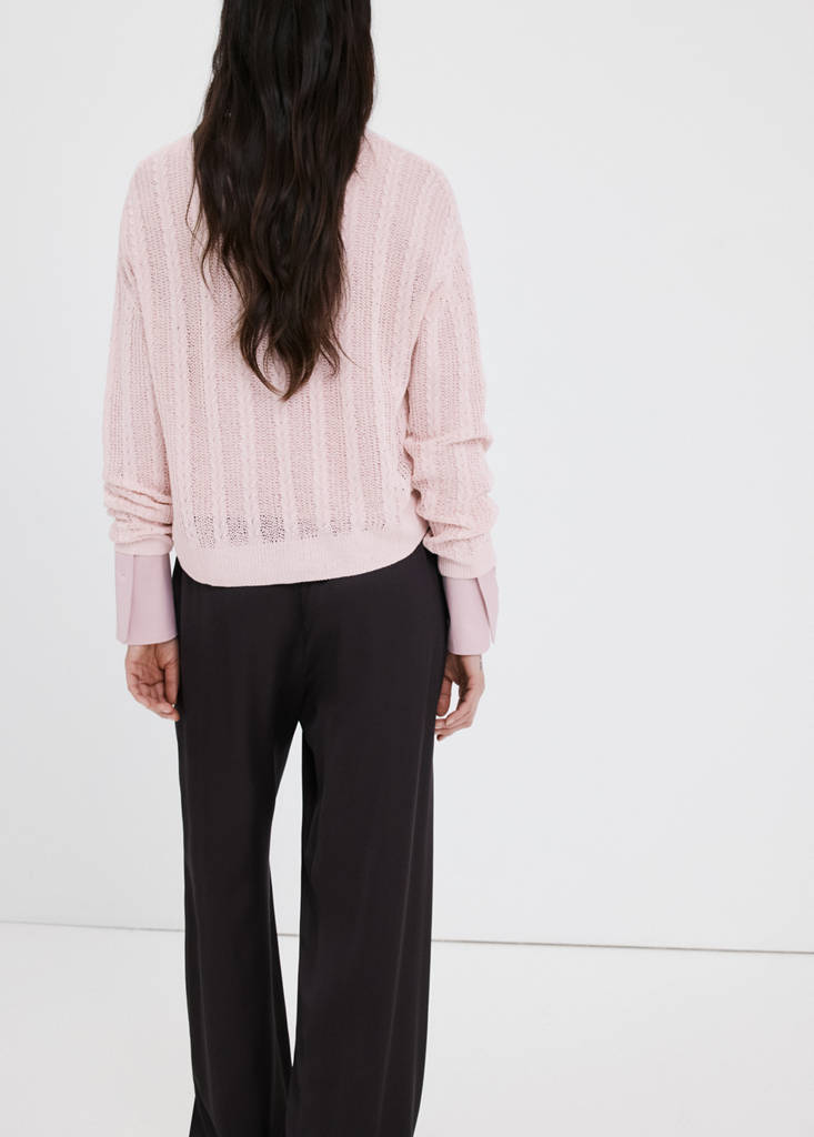 Pull En Maille Ajourée