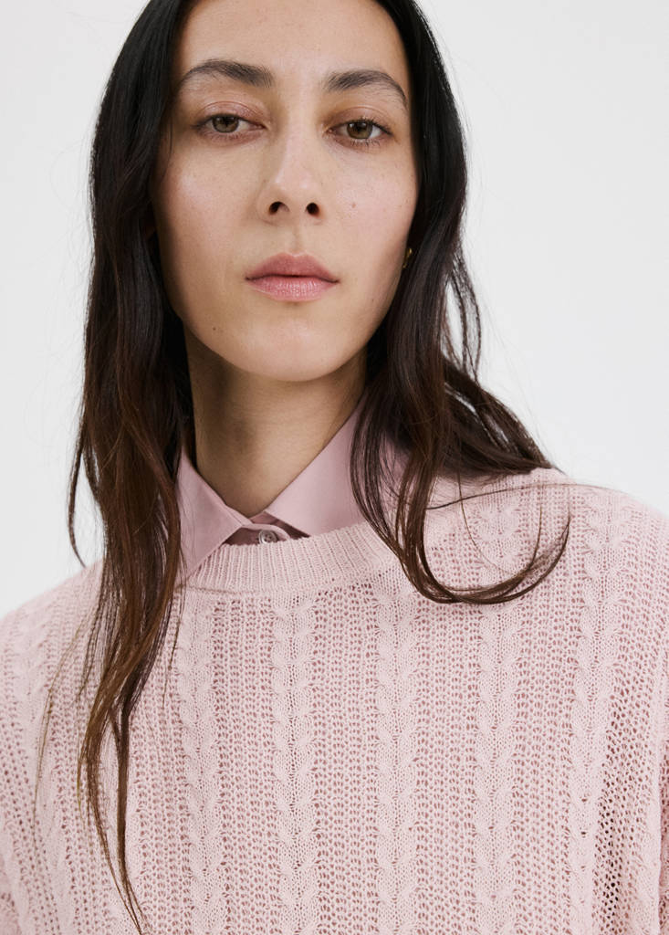 Pull En Maille Ajourée
