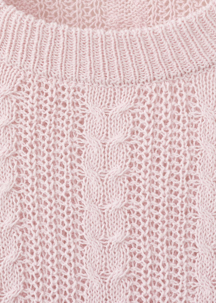 Pull En Maille Ajourée