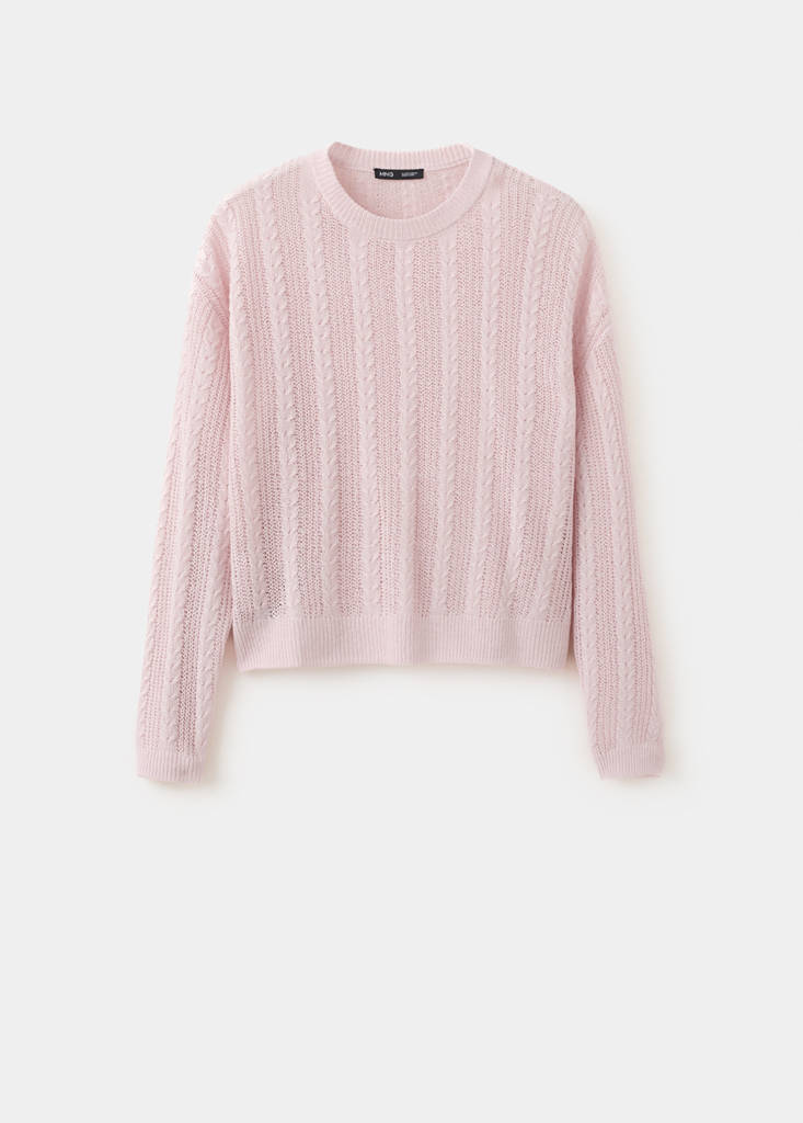 Pull En Maille Ajourée