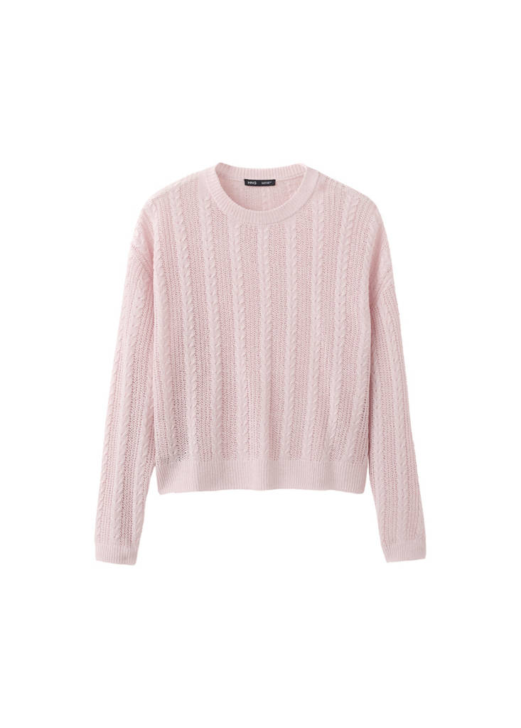 Pull En Maille Ajourée