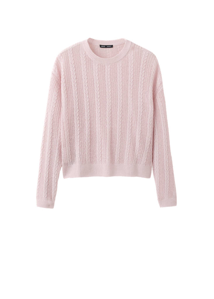 Pull En Maille Ajourée