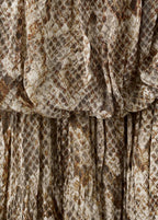 Robe Fluide En Imprimé Animal