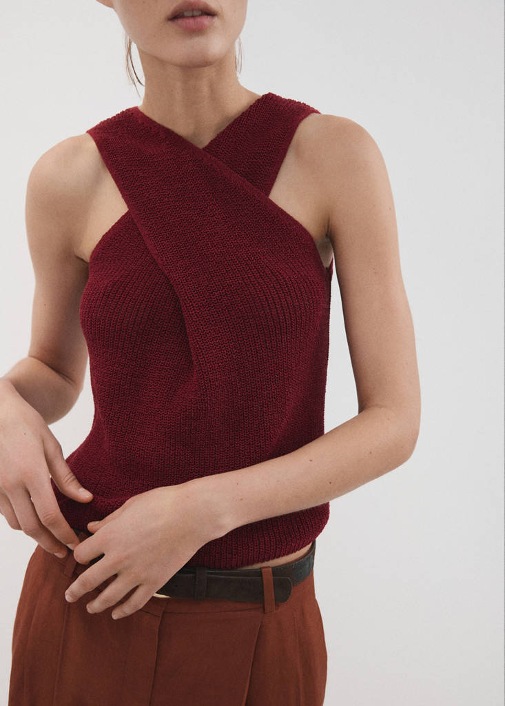 Top Maille Croisé