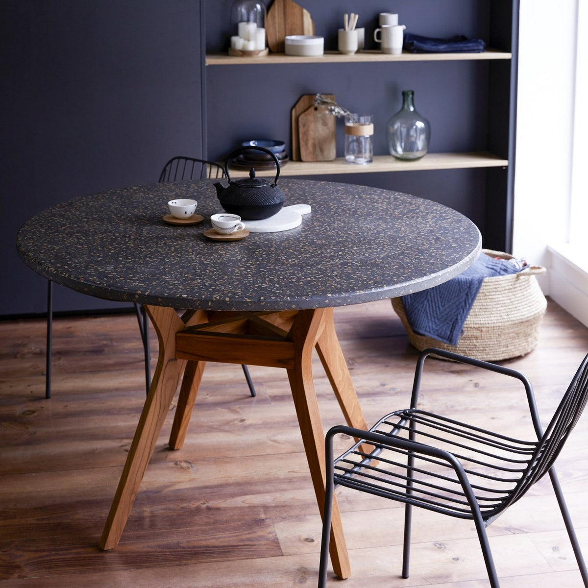 Juno - Table 6 Pers. - Teck - Naturel