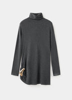 Pull Col Montant Broche
