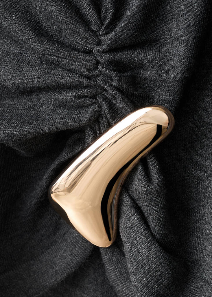 Pull Col Montant Broche