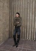 Veste Fausse Fourrure Revers