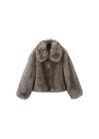 Veste Fausse Fourrure Revers
