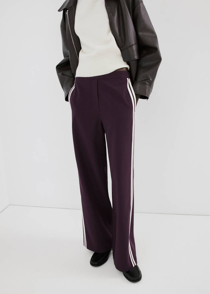 Pantalon Combiné Rayures