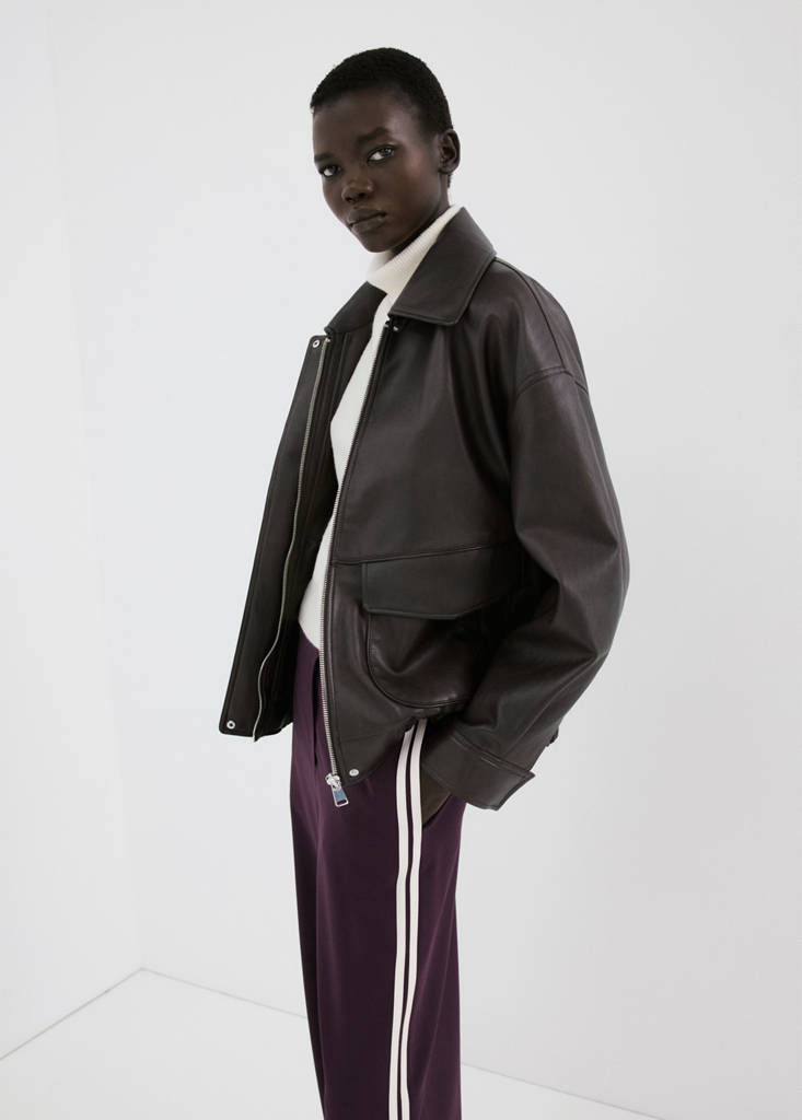 Pantalon Combiné Rayures