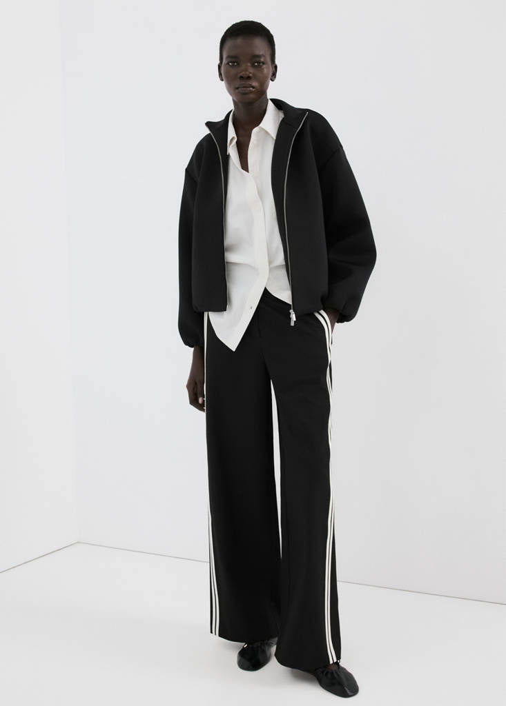 Pantalon Combiné Rayures