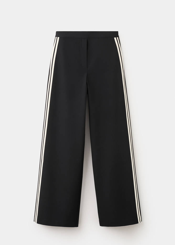 Pantalon Combiné Rayures