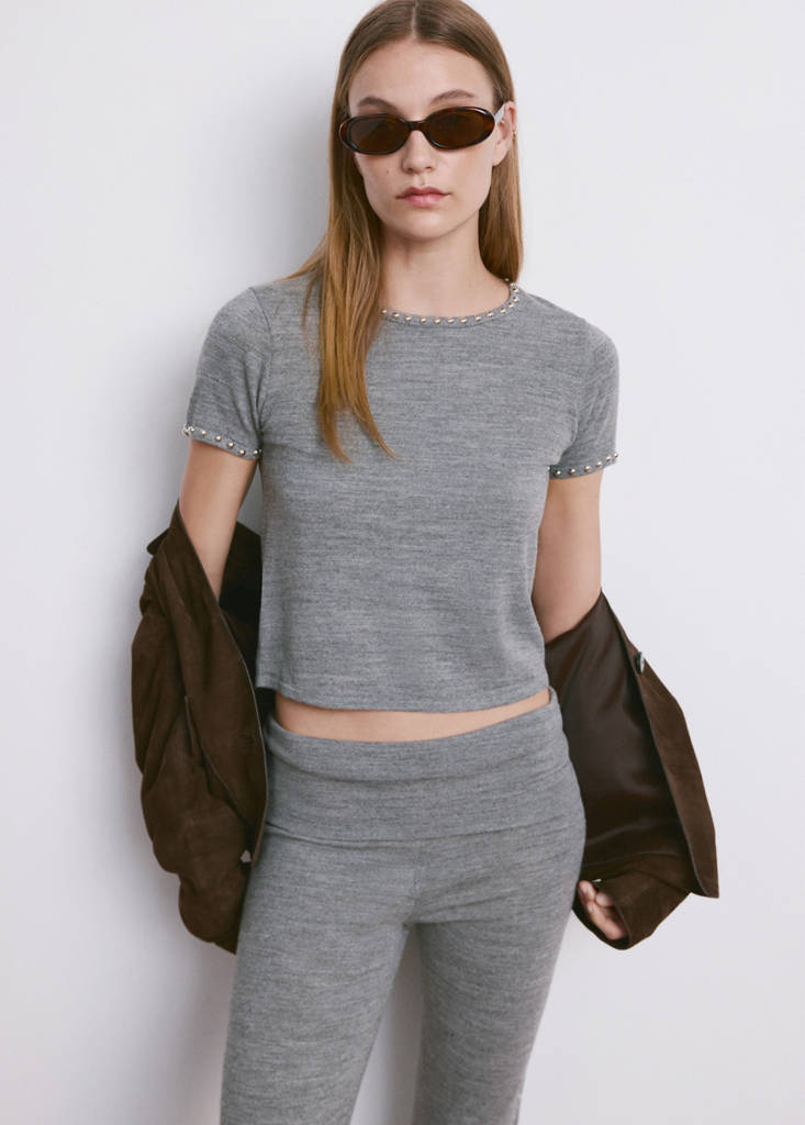 Pull-Over Maille Clouté