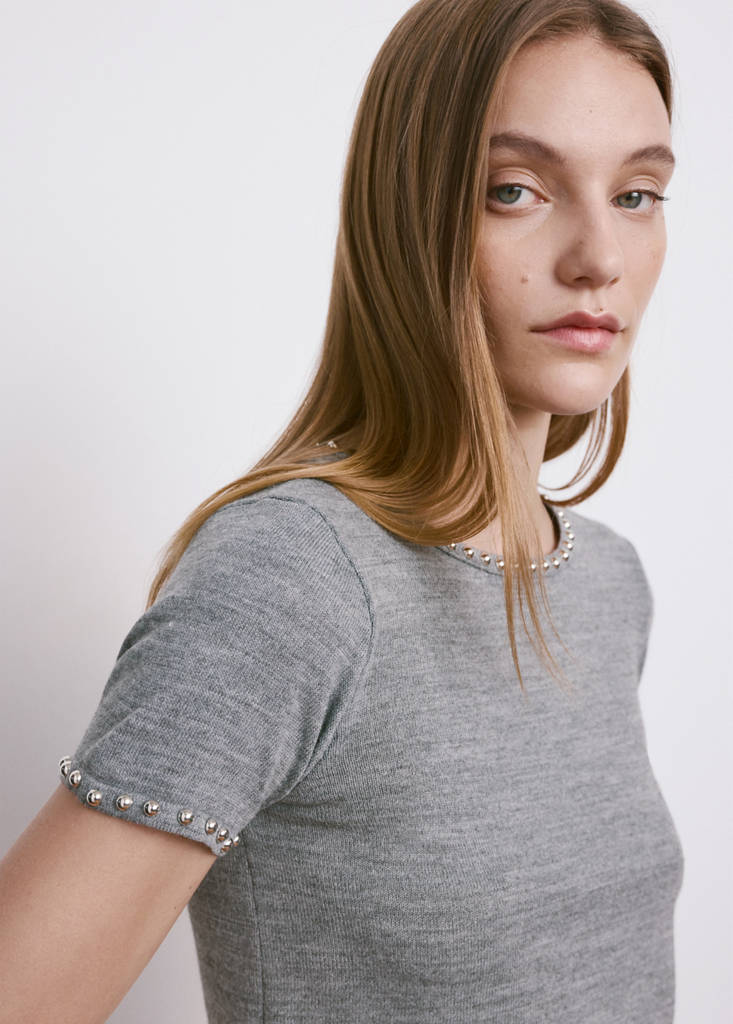 Pull-Over Maille Clouté