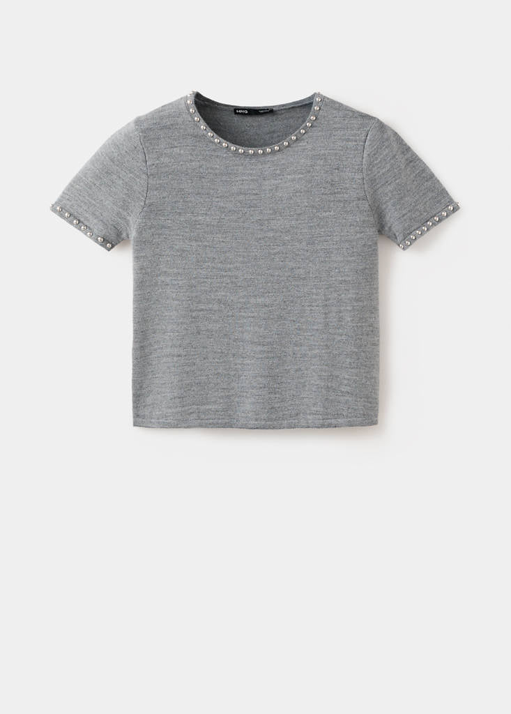 Pull-Over Maille Clouté