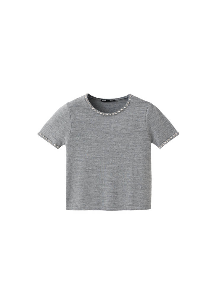 Pull-Over Maille Clouté