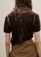 Pull-Over À Rayures Contrastantes