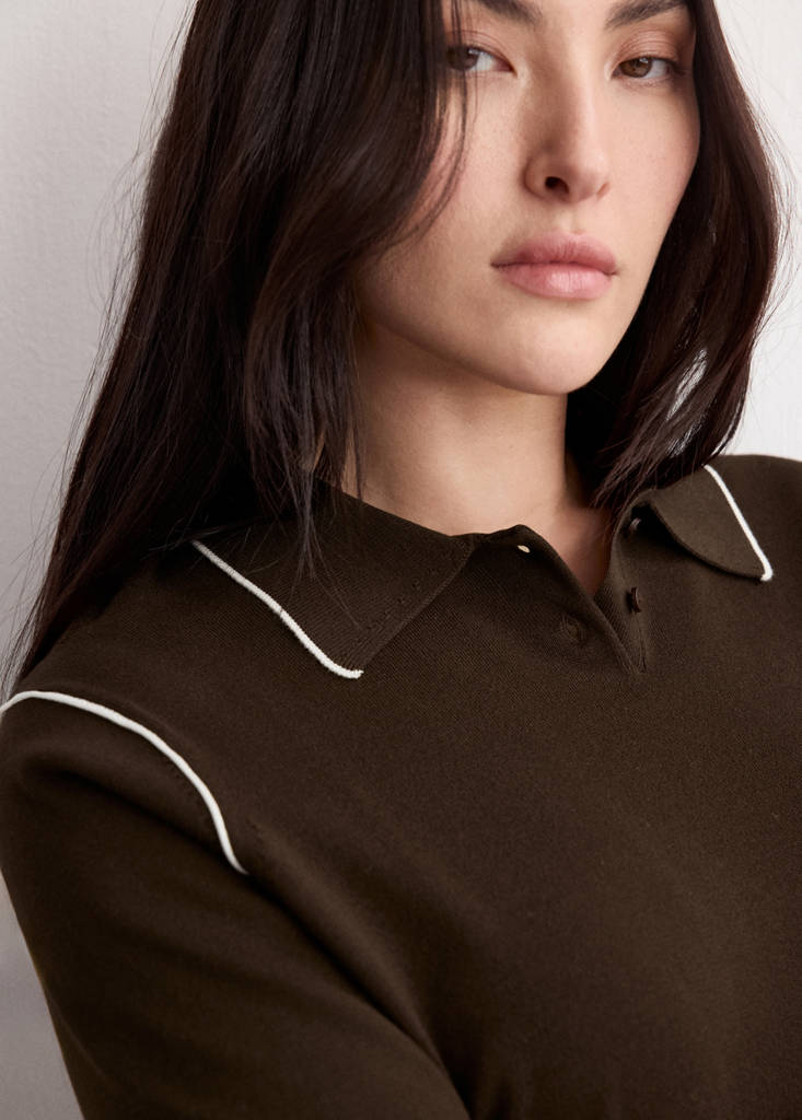Pull-Over À Rayures Contrastantes