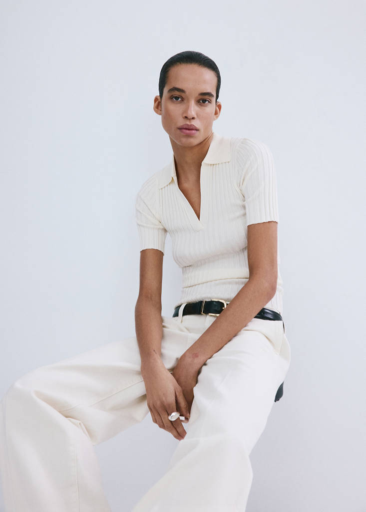 Pull-Over Maille Col En V