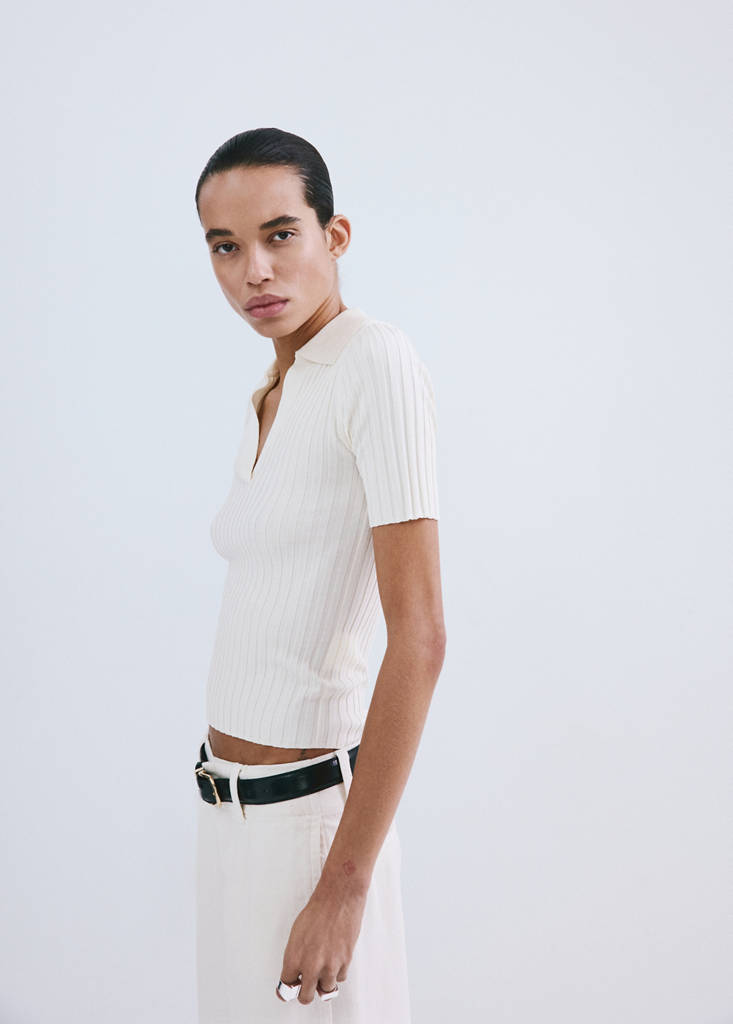 Pull-Over Maille Col En V