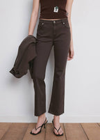 Jean Sienna Flare Crop
