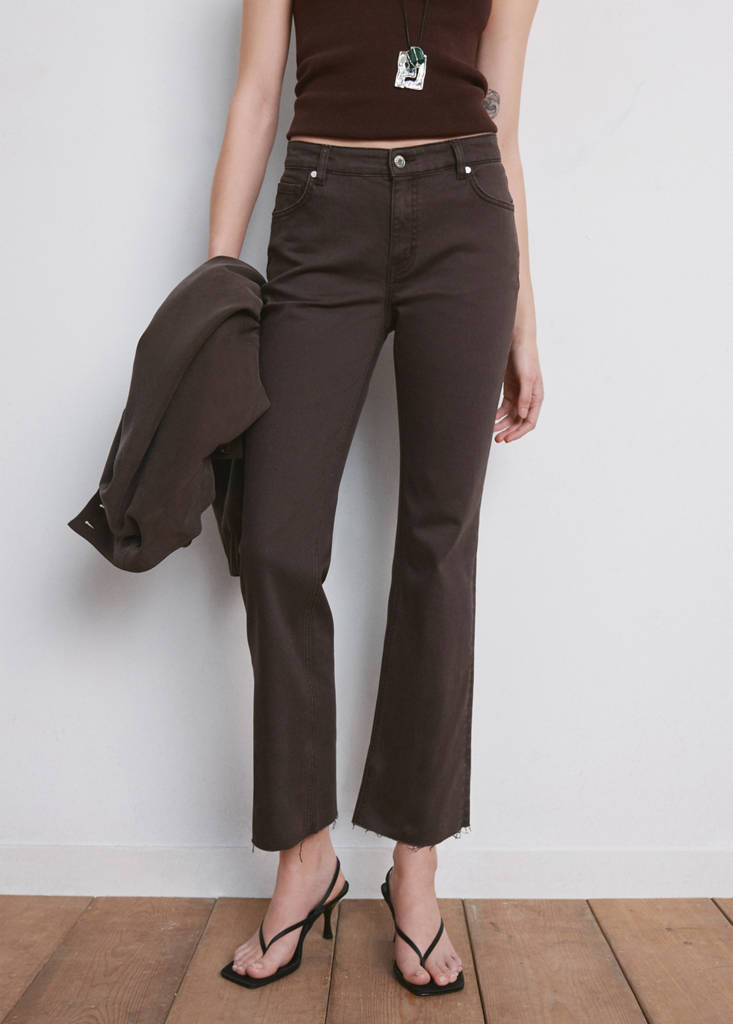 Jean Sienna Flare Crop