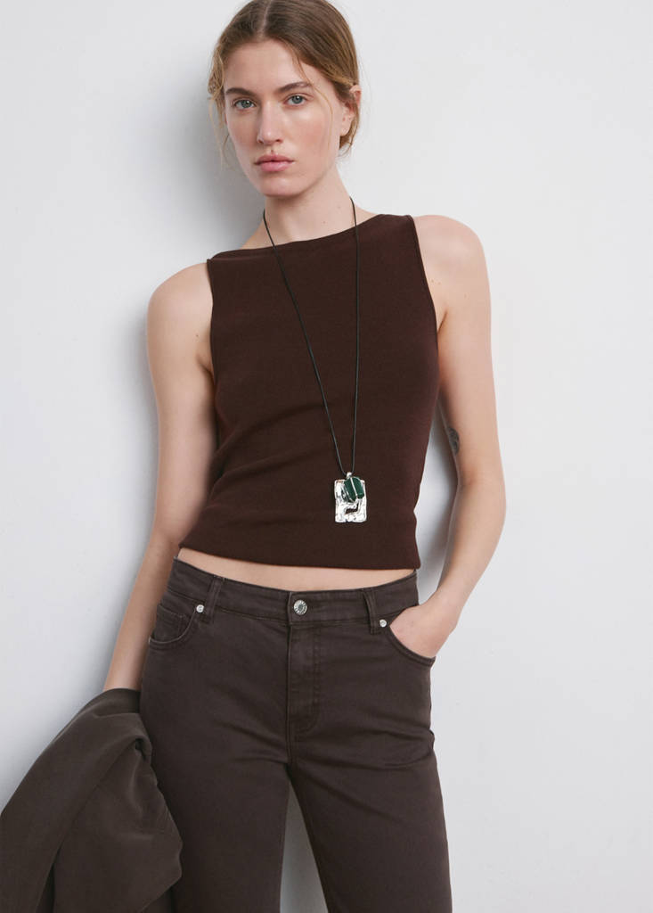 Jean Sienna Flare Crop