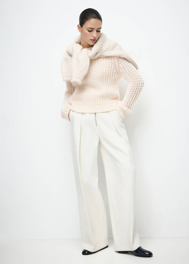 Maglione In Maglia Traforata