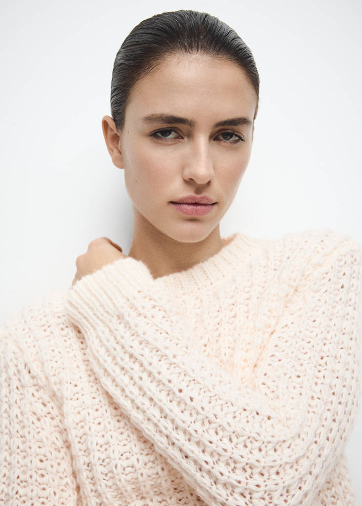Maglione In Maglia Traforata