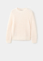 Maglione In Maglia Traforata