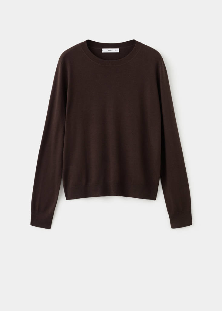 Pull-Over Maille Fine Col Rond