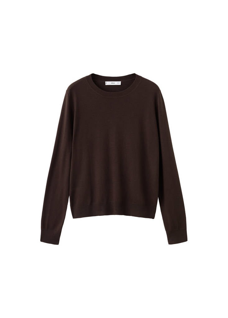 Pull-Over Maille Fine Col Rond