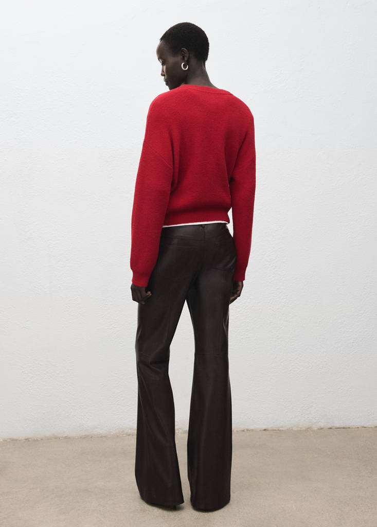 Pantalon Flare Cuir Synthétique