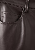 Pantalon Flare Cuir Synthétique